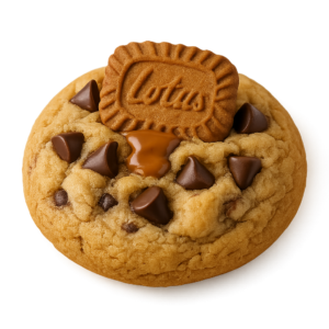 Cookie speculoos chocolat noir