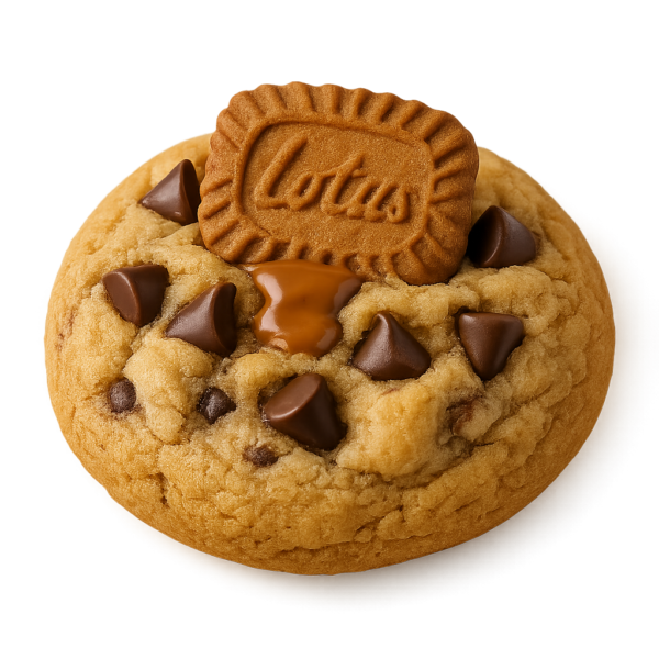 Cookie speculoos chocolat noir